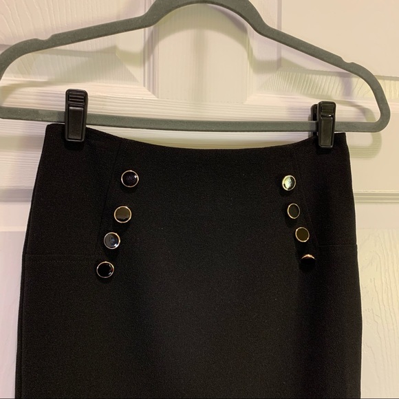 Forever 21 Black Fully Lined Pencil Skirt Size S - Picture 2 of 7